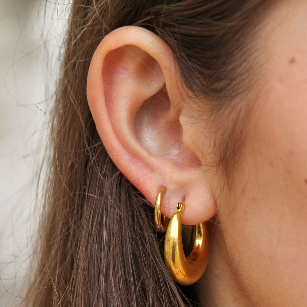 LYRA HOOP EARRINGS - Olette Jewellery
