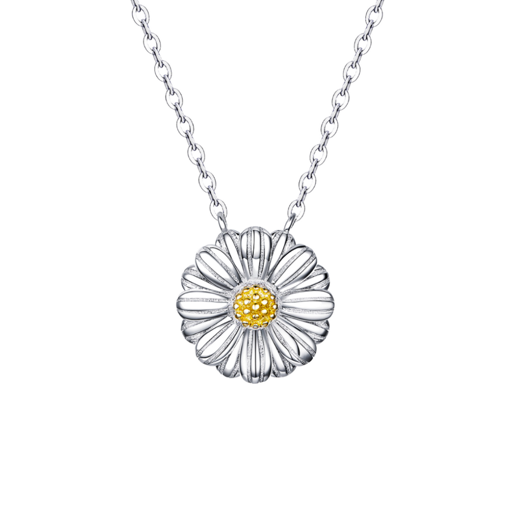 DAISY CHAIN NECKLACE - STERLING SILVER - Olette Jewellery